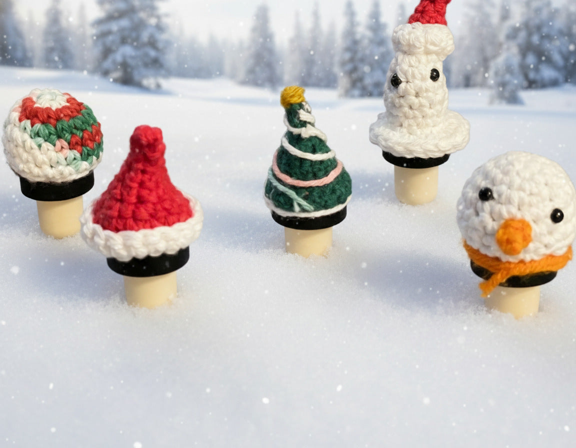 Winter Bottle Stoppers